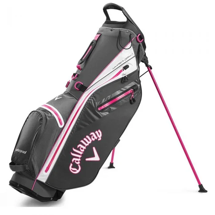 Callaway Hyper Dry C Stand Bag – Charcoal/Pink