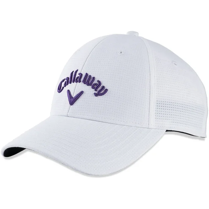 Callaway Ladies Stitch Magnet Cap – White/Purple