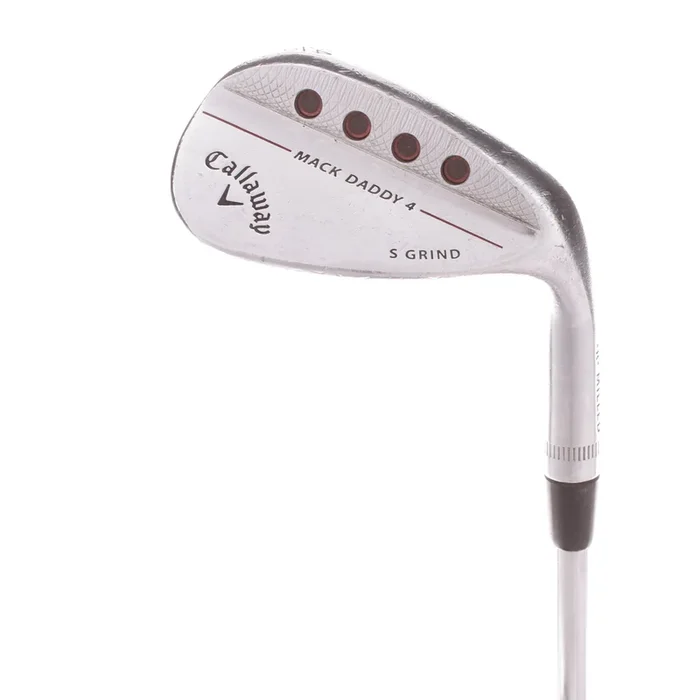 Callaway Mack Daddy 4 Chrome S-Grind Steel Mens Right Hand Sand Wedge 54 Degree 10 Bounce Stiff – Dynamic Gold