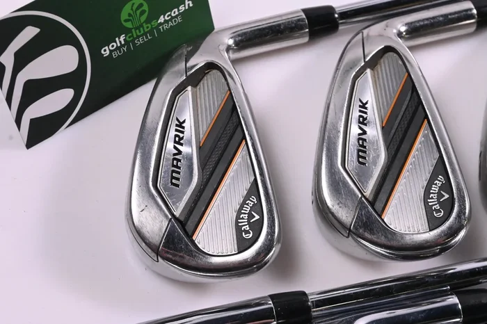 Callaway Mavrik/Mavrik Pro Irons / 5-PW+GW / Stiff Flex KBS MAX 80 Shafts