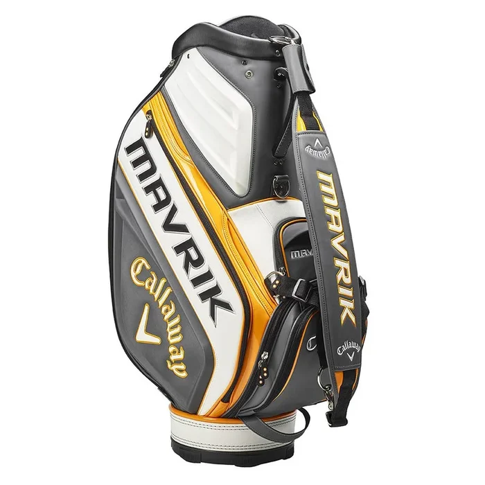 Callaway Mavrik Tour Staff Bag – Charcoal/White/Orange