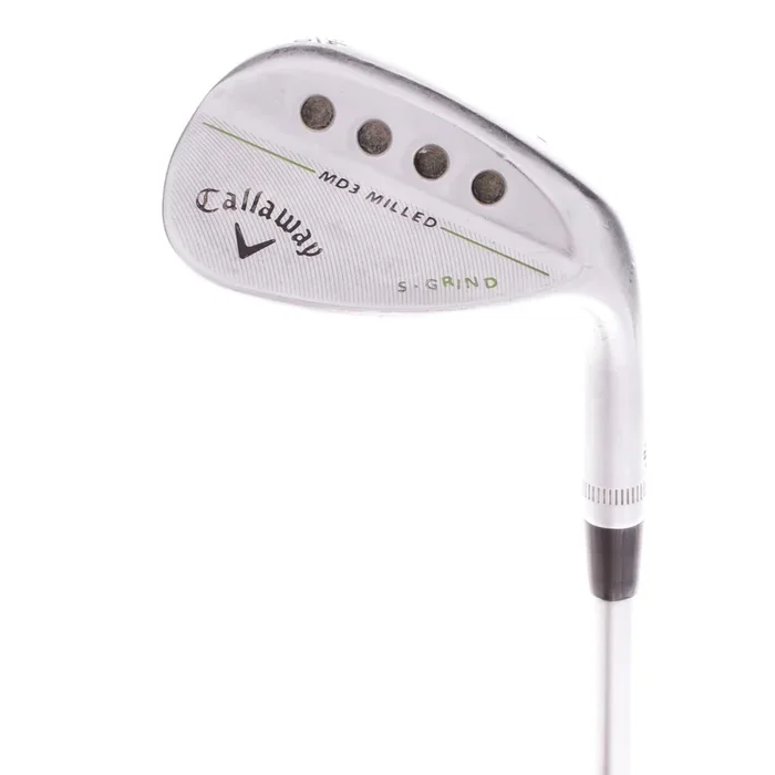 Callaway MD3 Milled Chrome S Grind Steel Men’s Right Hand Gap Wedge 54 Degree 10 Bounce Stiff – KBS Tour C Taper 120