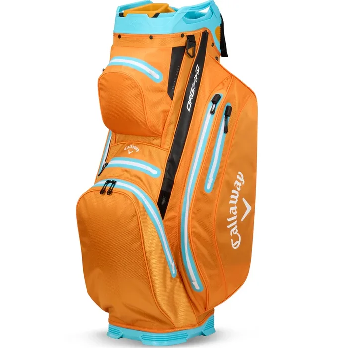 Callaway Org 14 HD Waterproof Cart Bag – Orange/Electric Blue