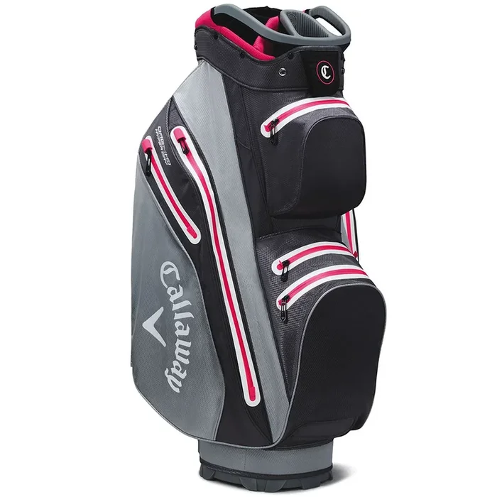 Callaway ORG 14 Hyper Dry Cart Bag – Charcoal/Silver/Pink