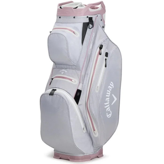 Callaway Org Hyper Dry 14 Waterproof Cart Bag – Silver/Rose