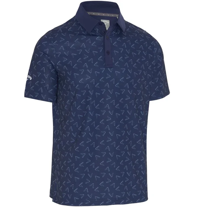 Callaway Painted Chev Polo Shirt – Peacoat