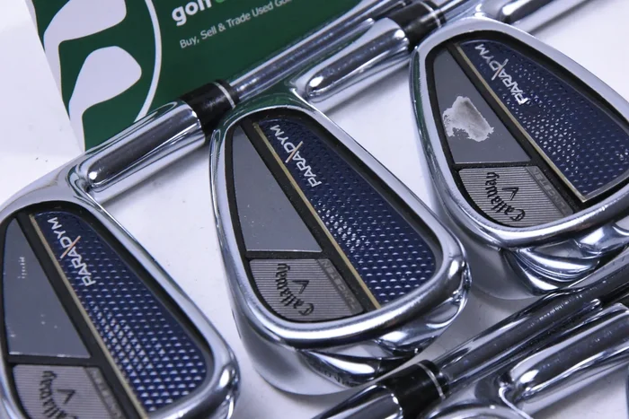 Callaway Paradym Irons / 6-PW+52 Degree / Stiff Flex Project X Rifle 105