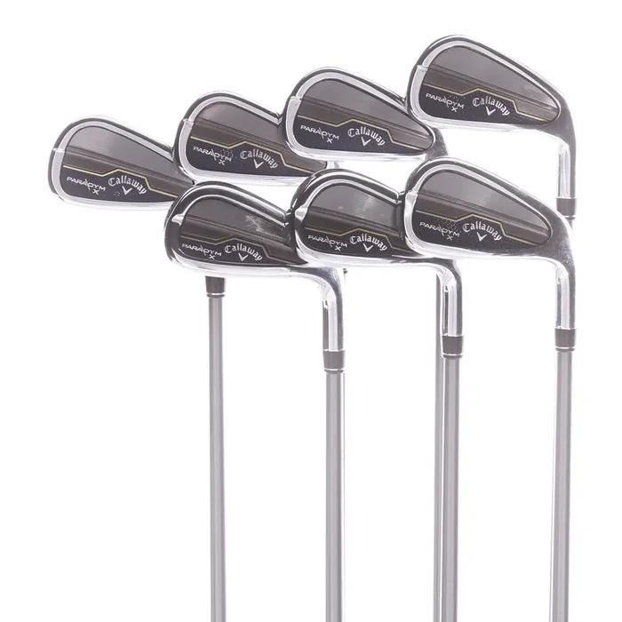 Callaway Paradym X Graphite Men’s Right Irons 5-PW+AW Regular – HZRDUS 5.5 65G