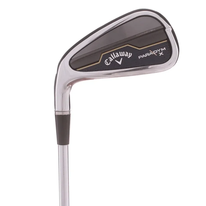 Callaway Paradym-X Steel Men’s Left 7 Iron 27.5 Degree Regular – True Temper Elevate 95 g