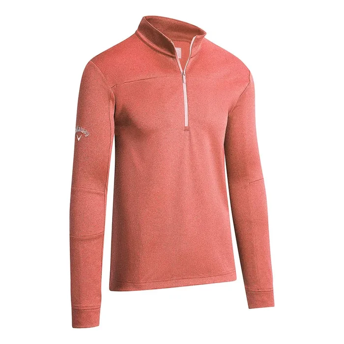 Callaway Pieced Waffle 1/4 Zip Fleece – Dubarry Heather