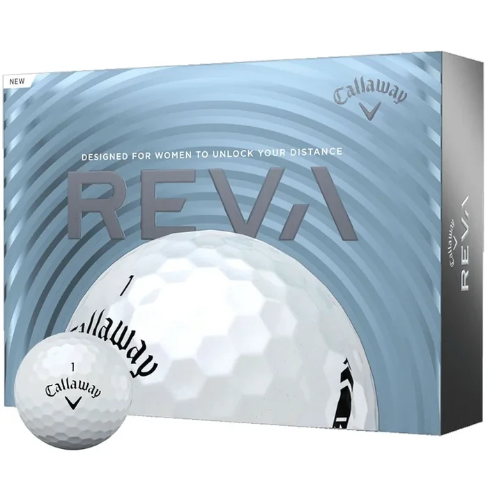 Callaway REVA Golf Balls – Pearl – 12 Pack