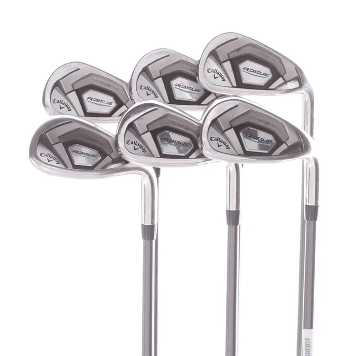 Callaway Rogue CF18 Graphite Mens Right Hand Irons 6-SW Senior – Aldila Synergy