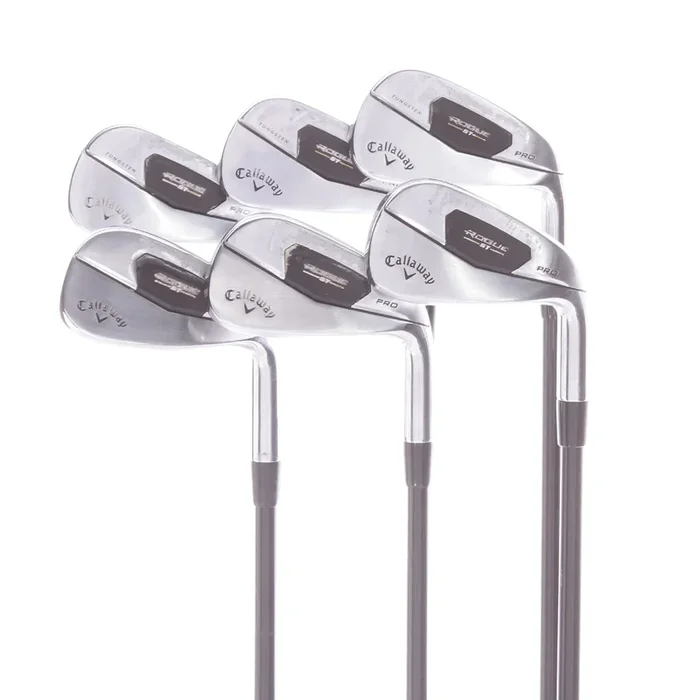 Callaway Rogue ST Graphite Men’s Right Hand Irons 5-PW Regular – Tensei AV series 65 Grams