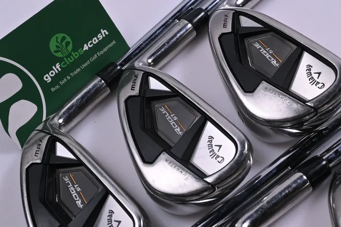 Callaway Rogue ST Max Irons / 5-PW+SW / Regular Flex Elevate MPH 85 Shafts