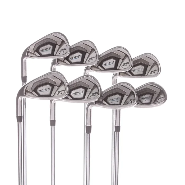 Callaway Rogue Steel Men’s Left Irons 4-SW Regular – True Temper XP105 ST15 R300
