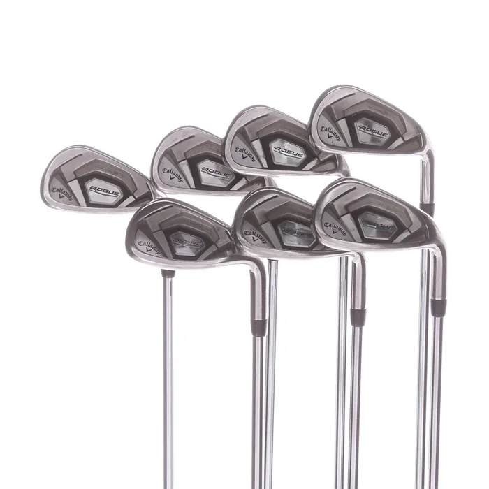 Callaway Rogue Steel Men’s Right Irons 5-AW Regular – True Temper XP 95 R300