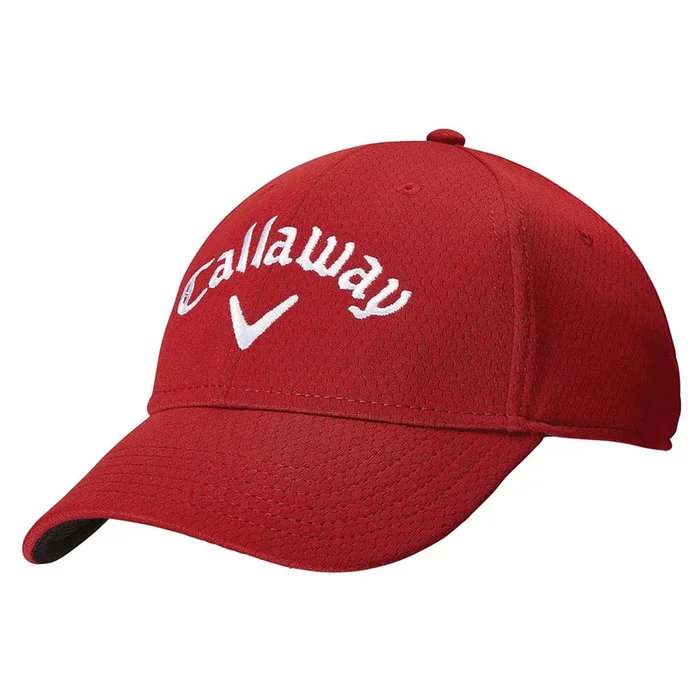 Callaway Side Crested Structured Hat – Red