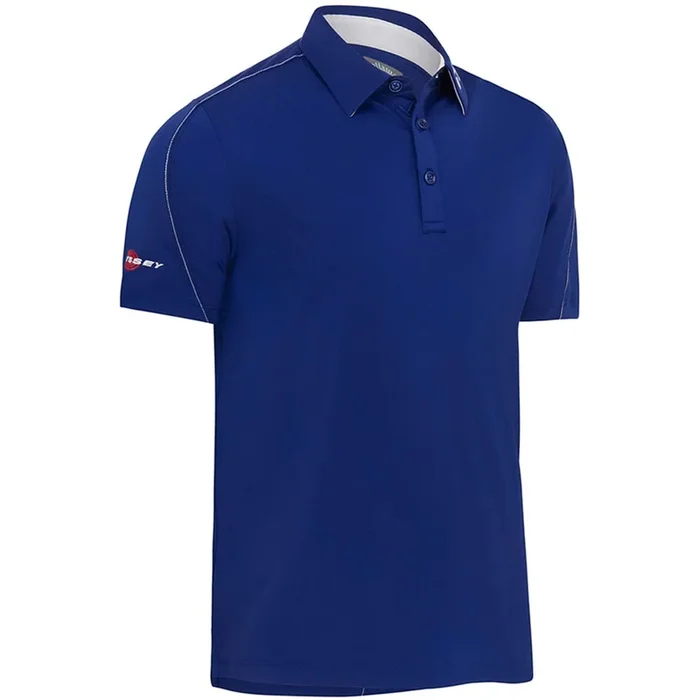 Callaway Stitched Colour Block Polo Shirt – Mazarine Blue