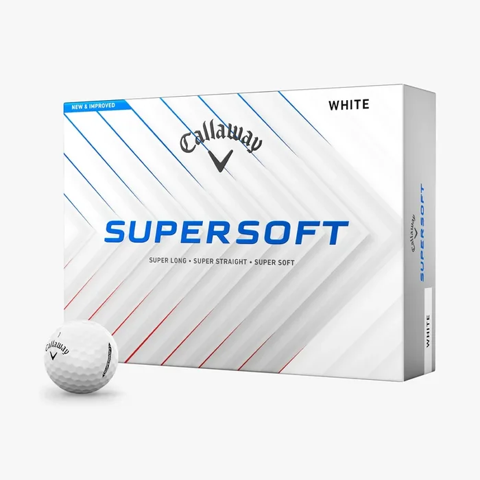 Callaway Supersoft 2025 White Golf Balls