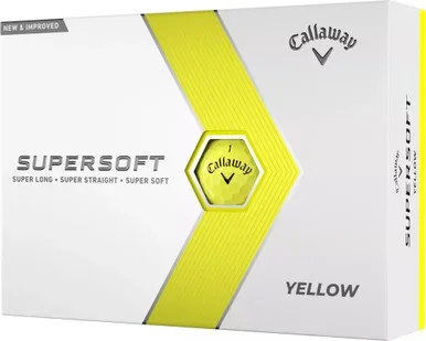 Callaway Supersoft Golf Balls Yellow – Dozen
