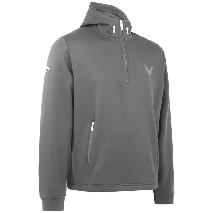 Callaway Swing Tech 1/4 Zip Hoodie – Quiet Shade Heather