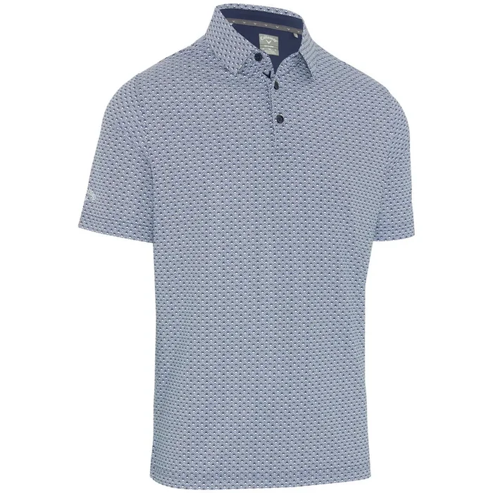 Callaway Tee All Over Print Polo Shirt – Peacoat