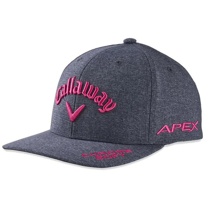 Callaway Tour Authentic Performance Pro Logo Cap – Heather Grey/Pink