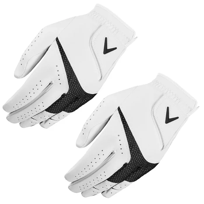 Callaway Weather Spann Golf Gloves (2 Pack) – White