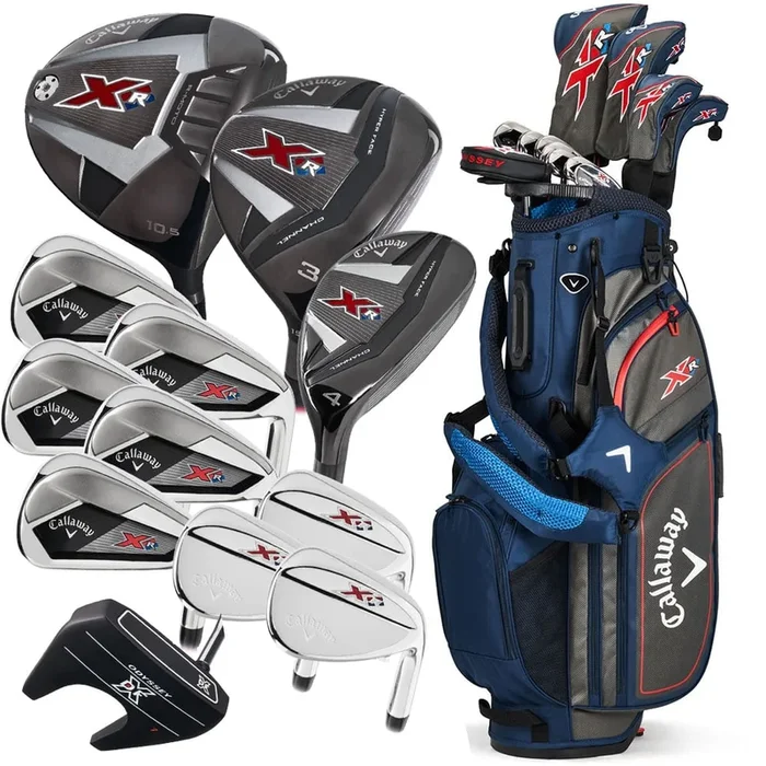 Callaway XR 13-Piece Stand Bag Package Set – Navy/Silver – Steel