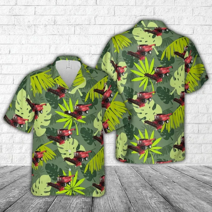 Case IH 8240 Combine Harvester Hawaiian Shirt – Fanshubus.com