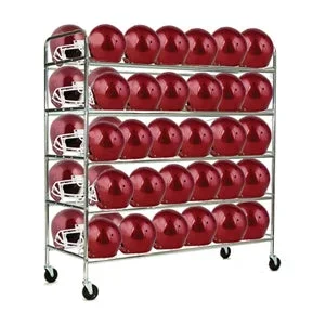 Champion Sports 60 Helmet Football Cart