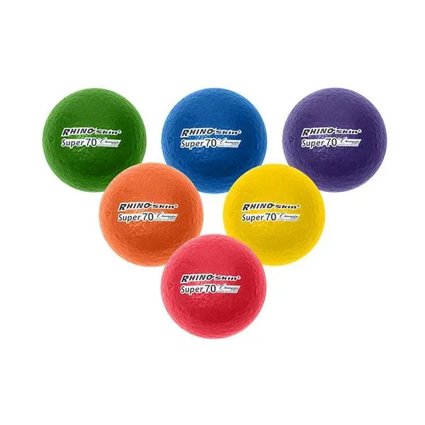 Champion Sports Rhino Skin 2.75 Inch High Bounce Super 70 Ball Set