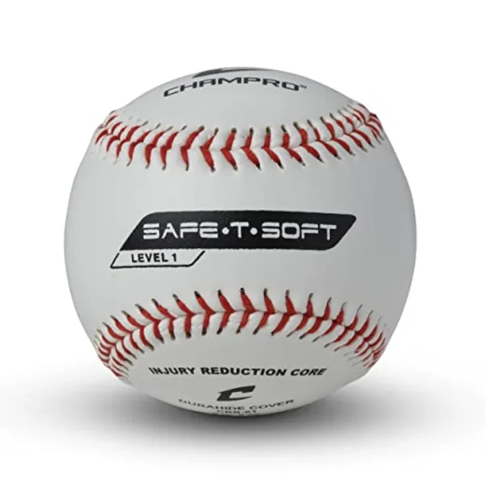 Champro CBB-61 Synthetic Cover Level 1 Safe-T-Soft Baseball – 1 Dozen