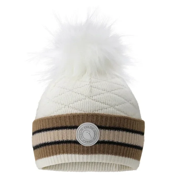 Chervo Wis Golf Beanie White/Brown – 24 Women