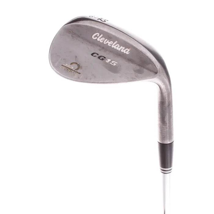 Cleveland CG15 Black Pearl Steel Men’s Right Hand Gap Wedge 52 Degree 10 Bounce Wedge Flex – Dynamic Gold Wedge