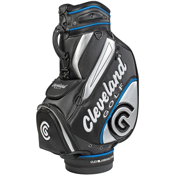Cleveland Golf CG Staff Bag – Black/Blue/Silver