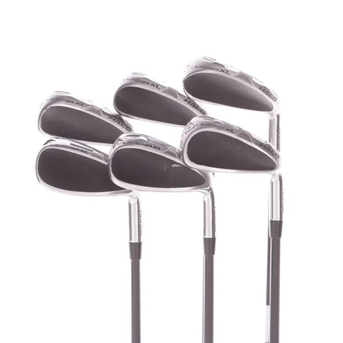 Cleveland Launcher XL Halo Graphite Men’s Right Hand Irons 5-PW Senior – Cypher 50 5.0