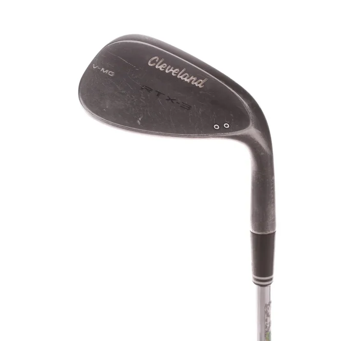 Cleveland RTX3 Black Steel Mens Right Hand Lob Wedge 60 Degree Wedge Flex – KBS Tour