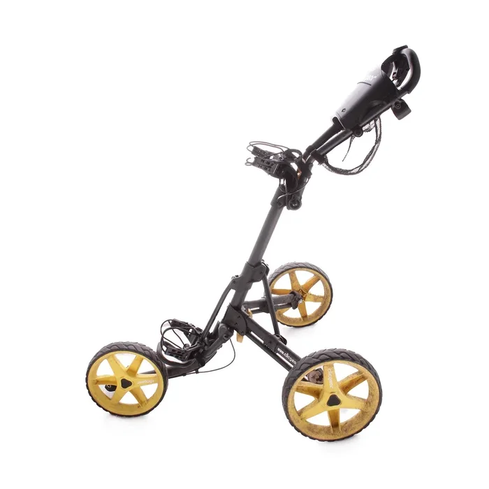 Clicgear 3.5+ Second Hand 3 Wheel Push Trolley – Black/Yellow