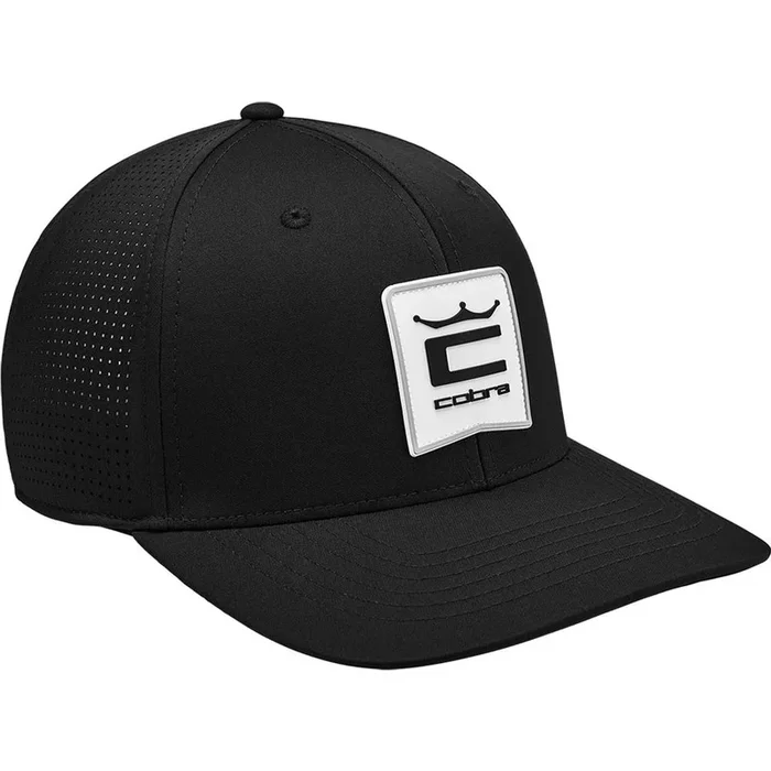 Cobra Crown C Patch Cap – Black/White