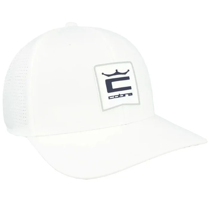 Cobra Crown C Patch Cap – White/Deep Navy