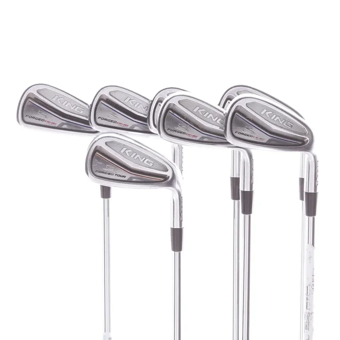Cobra Forged One Length Steel Men’s Right Hand Irons 4-PW Stiff – KBS Tour Flight 120