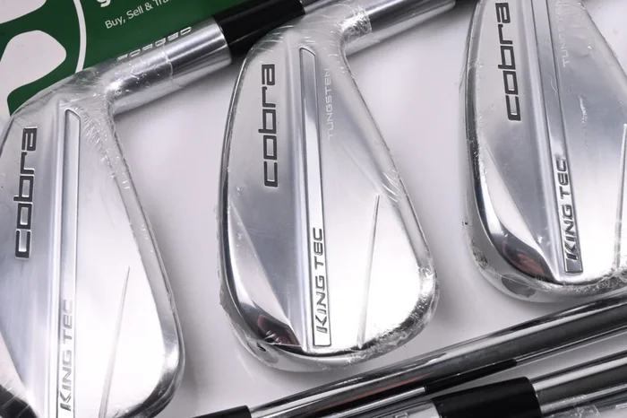 Cobra King Tec 2025 Irons / 3-PW+GW / Orange Dot / Stiff Flex KBS $-Taper Lite