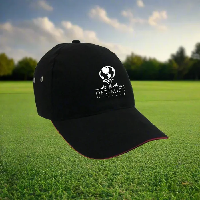 Constructed Lightweight Twill Sandwich Golf Cap Embroidered with Your Logo