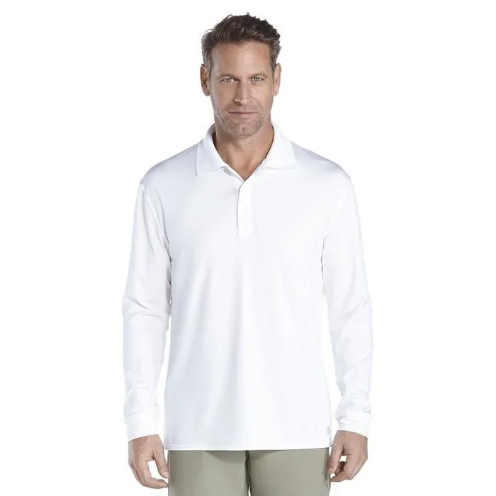 Coolibar Men’s Golf Long Sleeve Polo Shirt