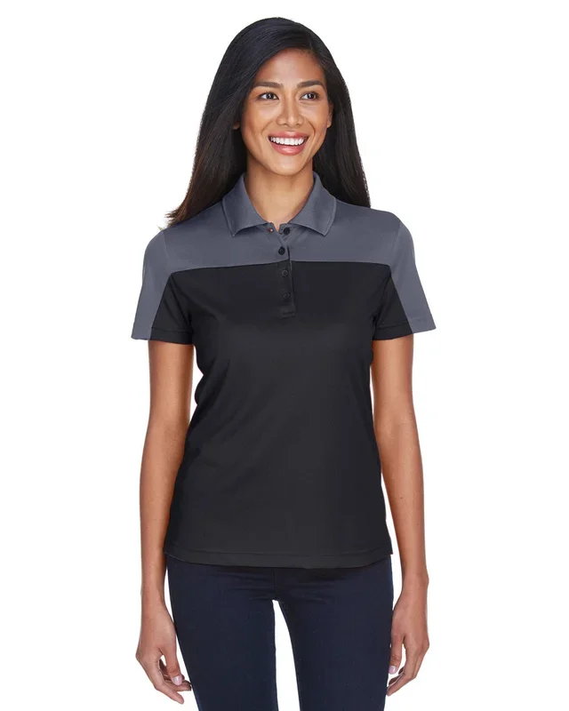 CORE365 Ladies’ Balance Colorblock Performance Piqué Polo