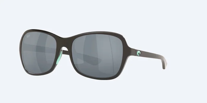 Costa Del Mar Kare SH Black+Mint Logos Gray Silver Mirror 580P