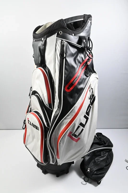 Cube Cart Bag / 14-Way Divider / White, Black & Red