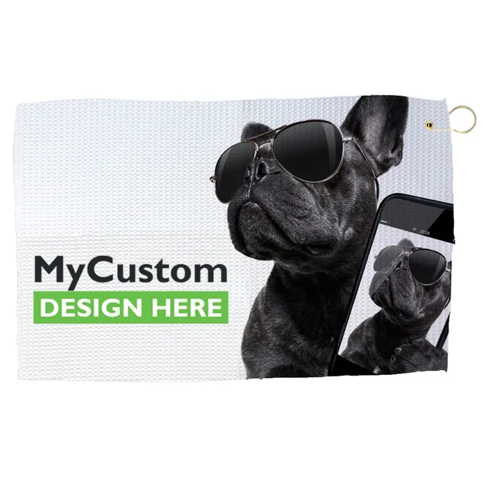 Custom 24″ x 15″ Waffle Golf Towel