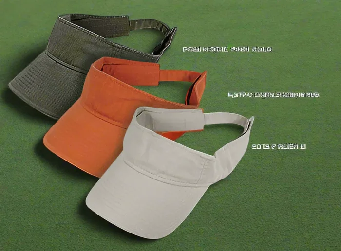 Custom Golf Visors Washed Twill Embroidered with Your Logo